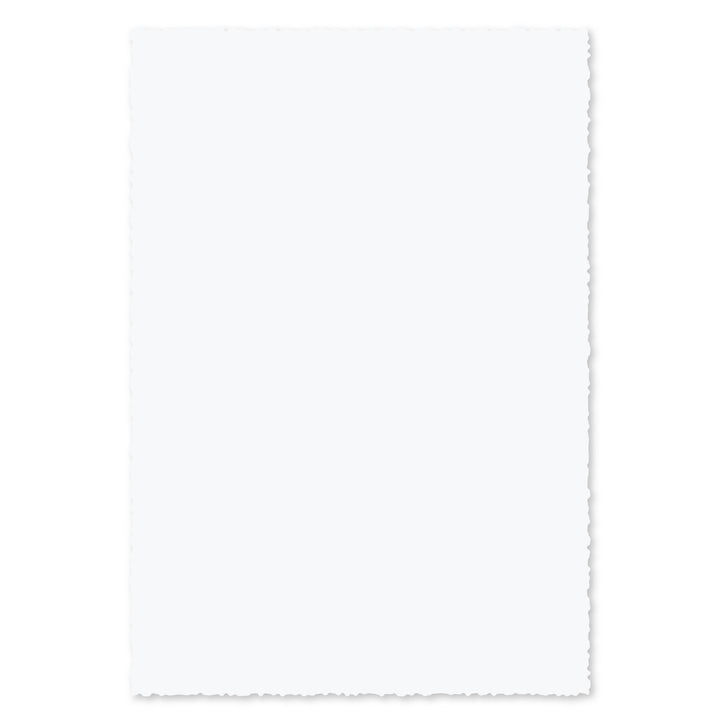 Classic Laid Deckle Edge Writing Sheets A5