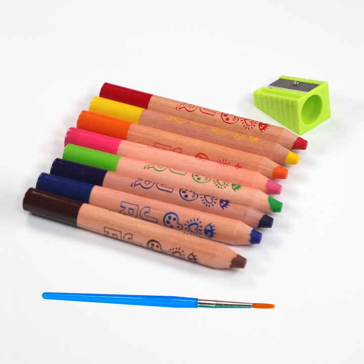 8 Chubby Watercolor Pencils
