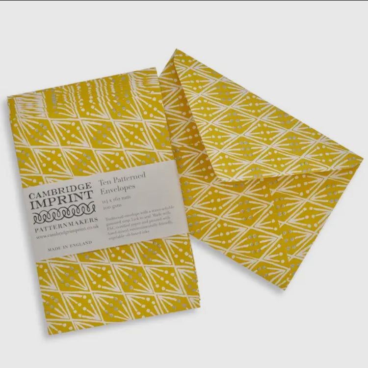 Patterned Envelopes, Set of 10