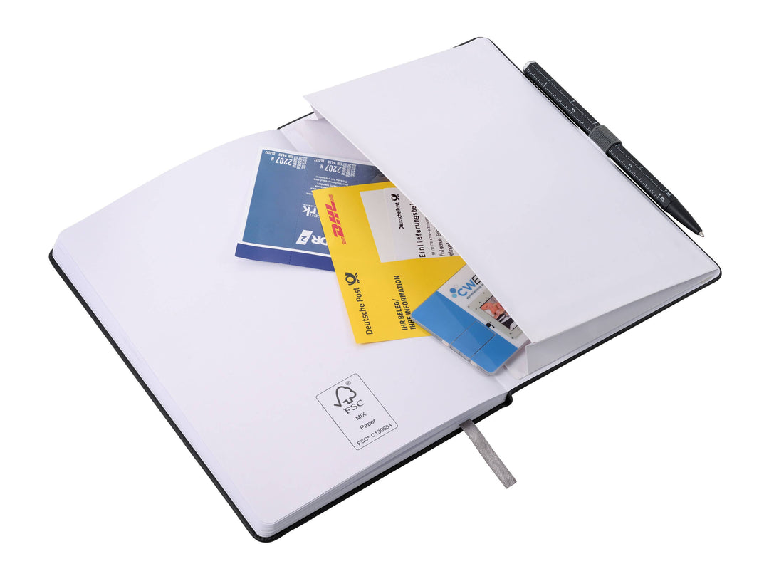 Slimpad A5 Dot Grid Hard Cover Notebook w/ Ballpoint