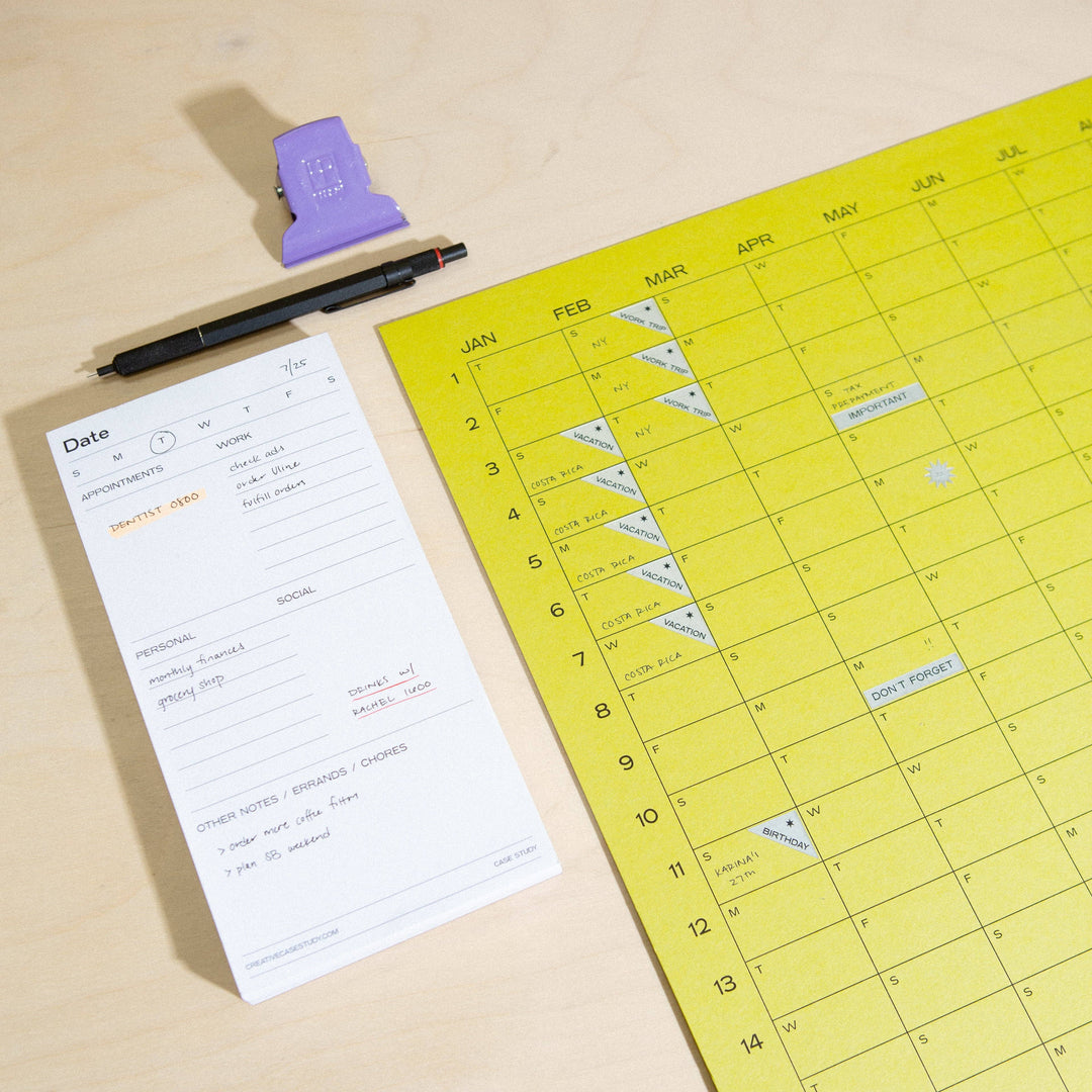 2026 Yearly Wall Calendar