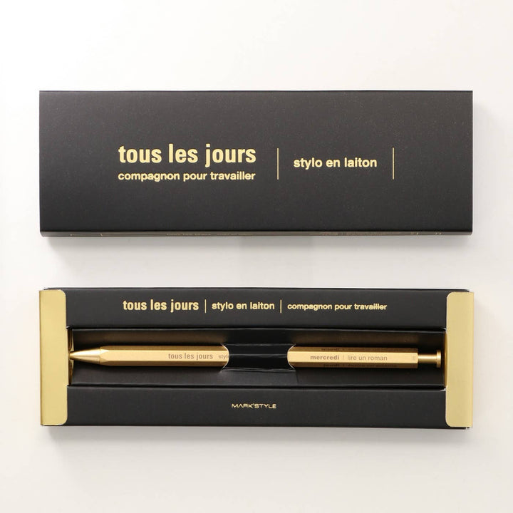 Gel Brass Ballpoint Pen