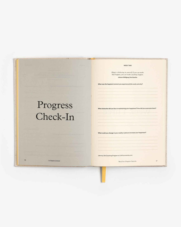 3x Happier Journal | Guided Mental Wellness Journal