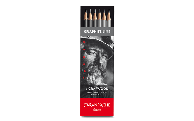 Graphite Line: 6 Graphite Pencils