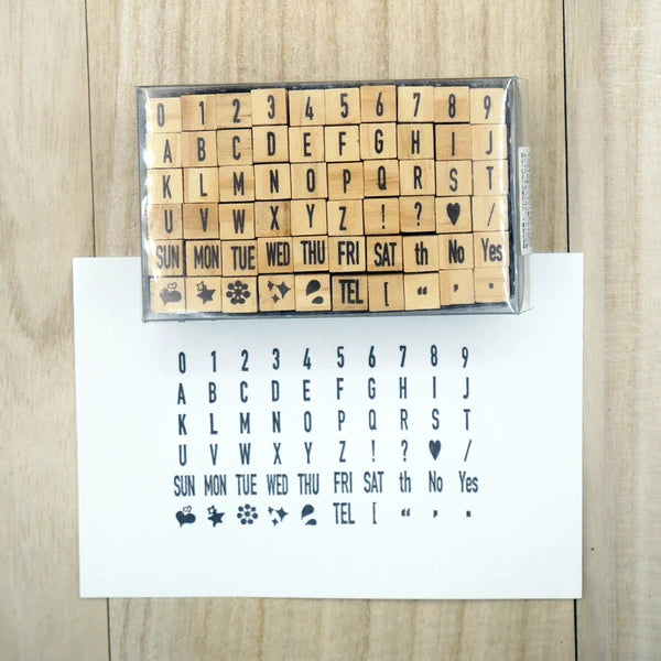 Mini Alphabet Stamp set