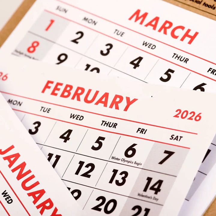 15-Month Workstation Calendar