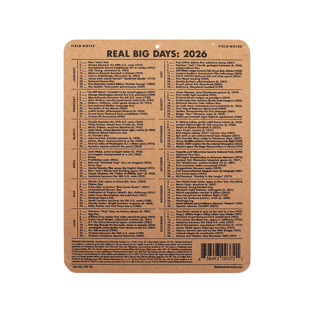 15-Month Workstation Calendar