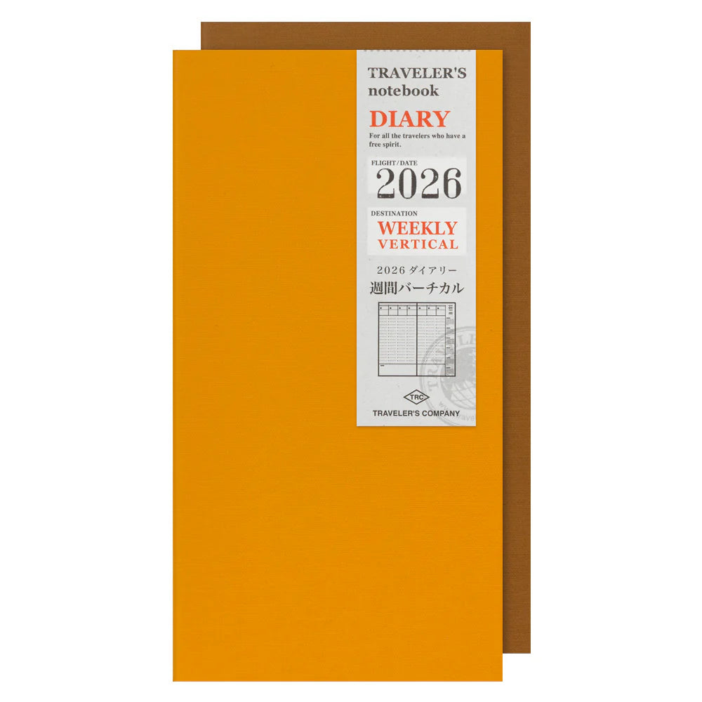 2026 Calendar / Diary Refills — Passport & Regular Sizes