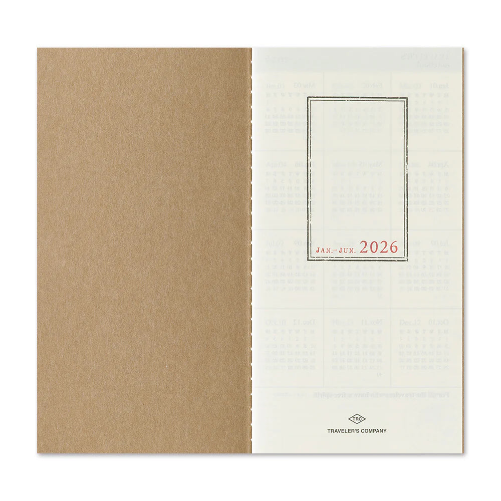 2026 Calendar / Diary Refills — Passport & Regular Sizes
