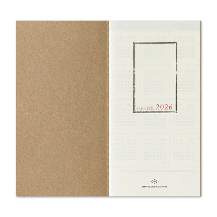 2026 Calendar / Diary Refills — Passport & Regular Sizes