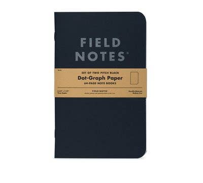 Pitch Black Note Book (2 pk)
