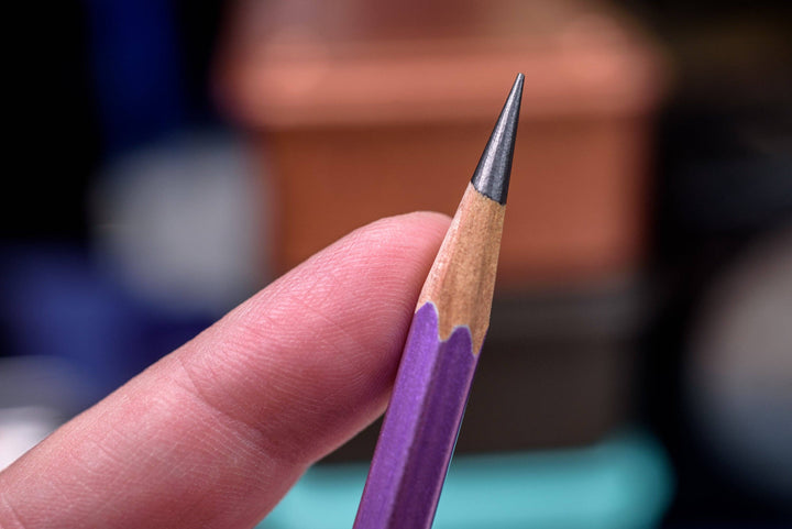 Calligraphy Pencil, 6B, Iridescent Purple