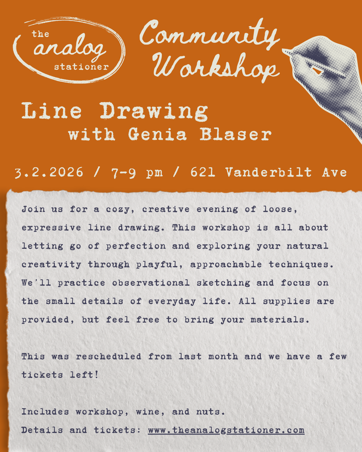 Line Drawing: Snow Date! with Genia Blaser