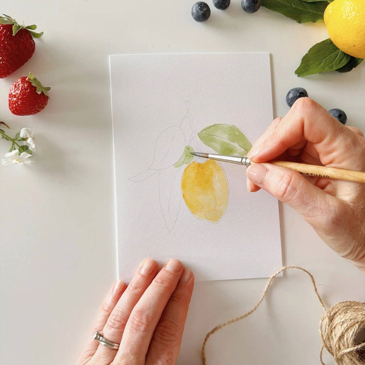 Paintable Watercolor Notecard Set
