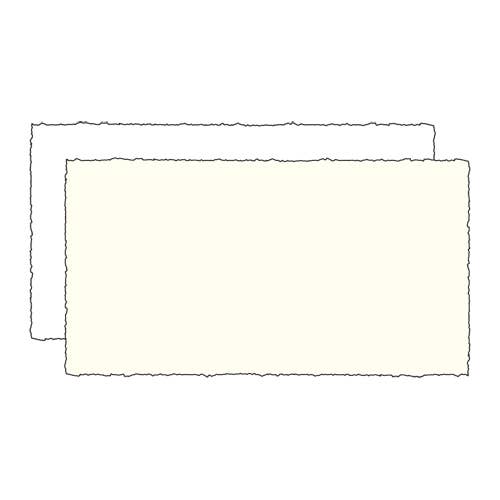 Medieval Deckle Edge Flat Cards