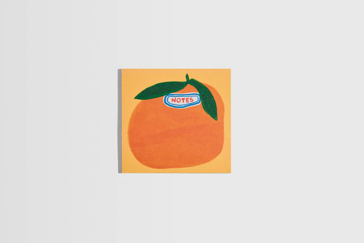 Cutie Orange Grocery Sticky Notes