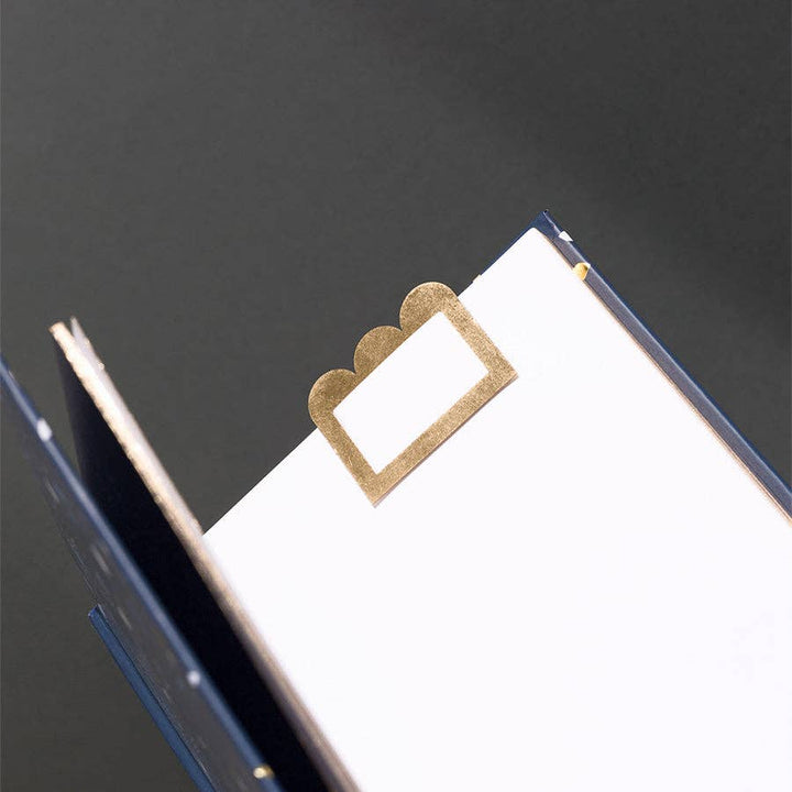 Geometric Brass Page Markers (set of 8)