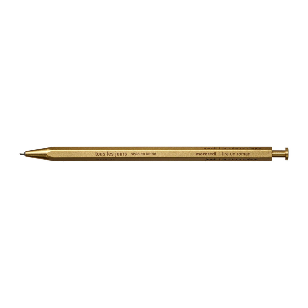 Gel Brass Ballpoint Pen