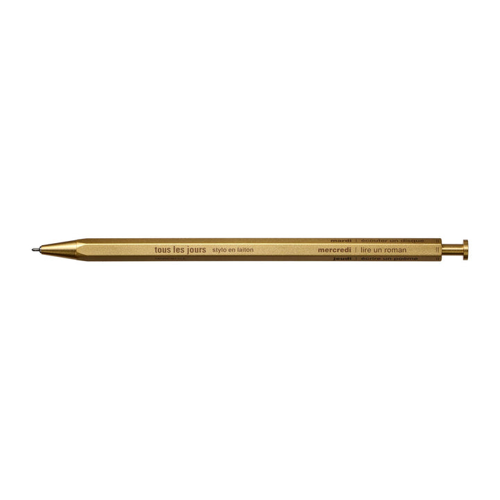 Gel Brass Ballpoint Pen