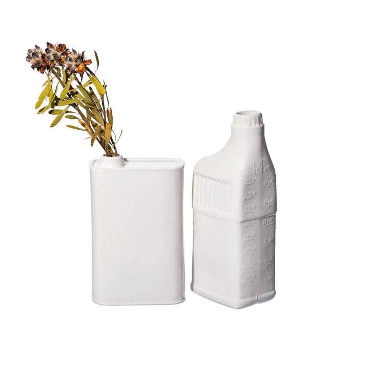 Oil Can Flower Vase