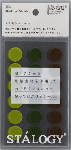 Circular Masking Tape Patches