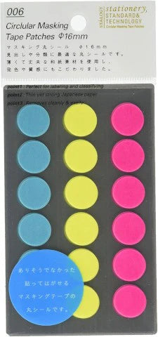 Circular Masking Tape Patches