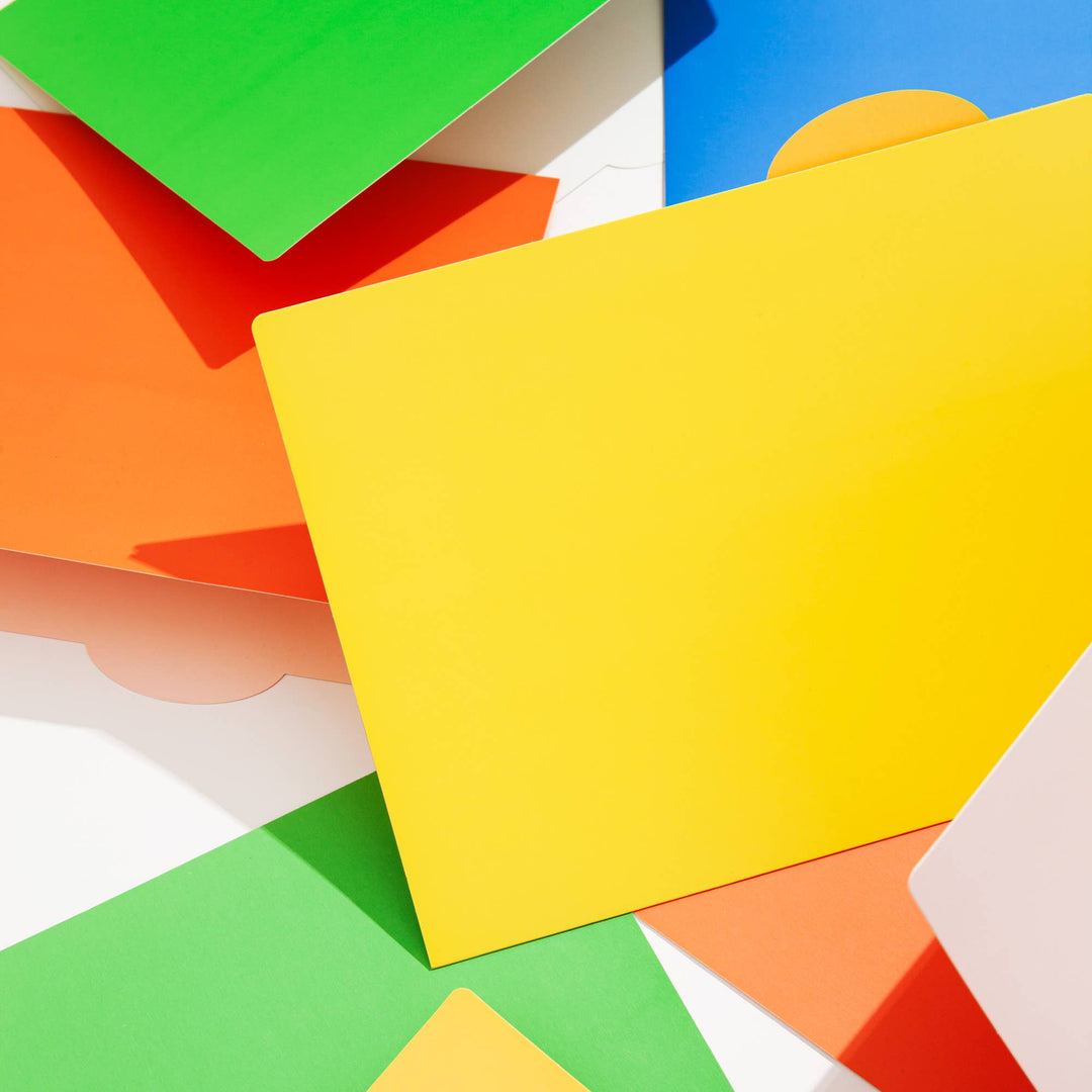 Colorblock File Folder Set