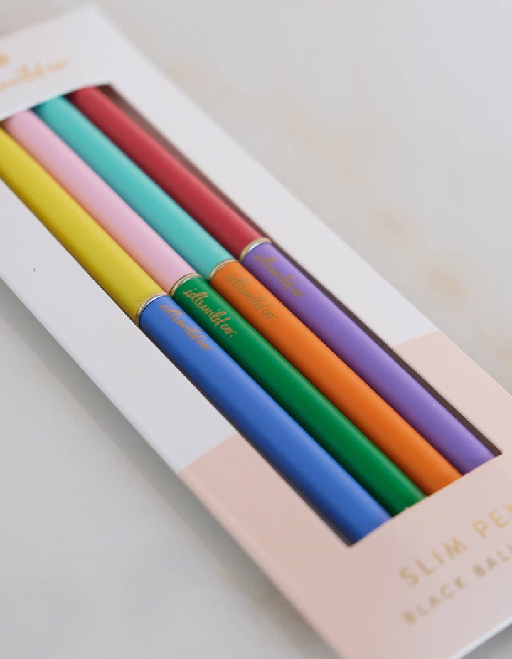 Slim Duo Colored Pens - Set of Four
