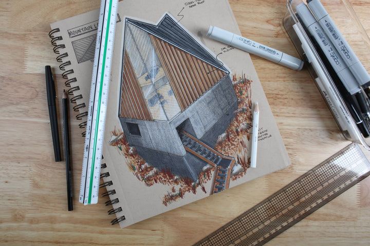Combo English / Metric Triangular Scale Rulers