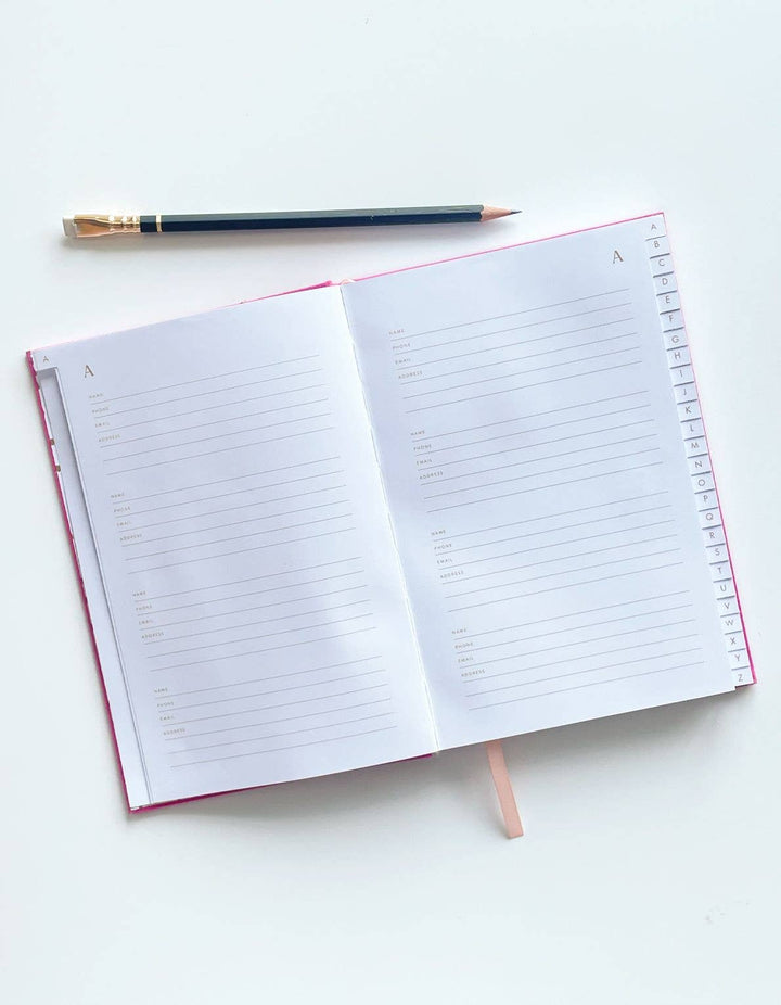 Hardcover Address Book