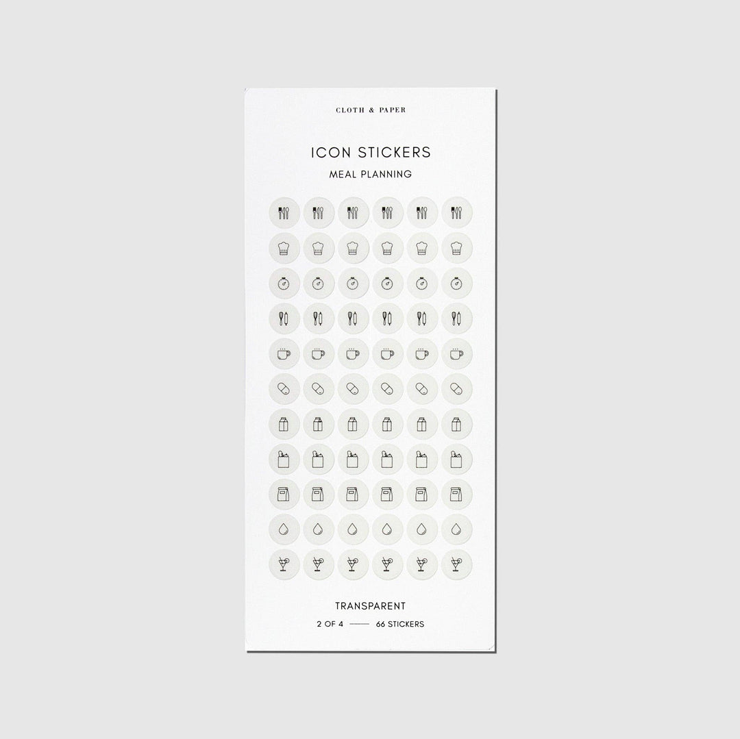 Healthy Planning Sticker Set
