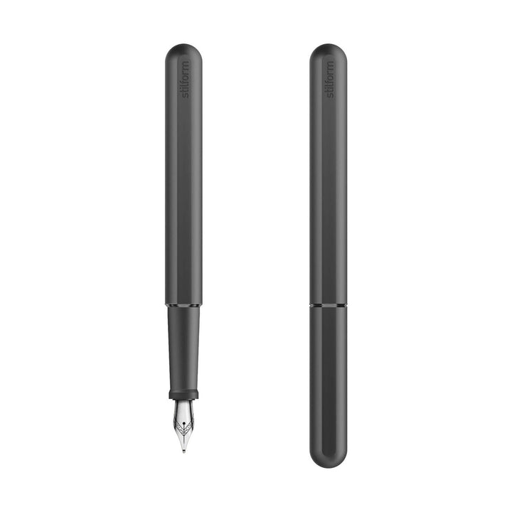 INK Fountain Pen - Titanium - (Polished Steel Medium Nib)