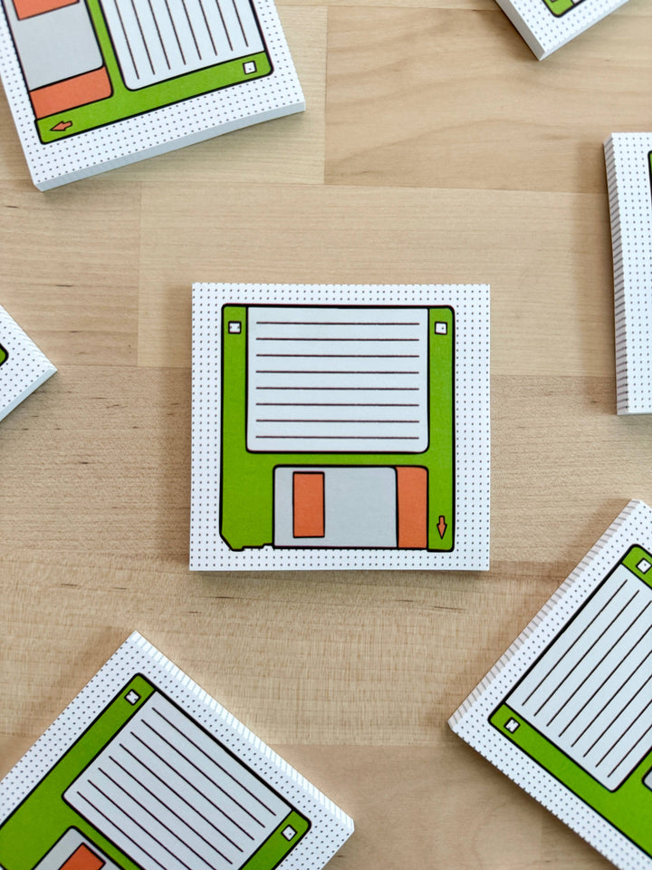 Floppy Disk Retro Sticky Note
