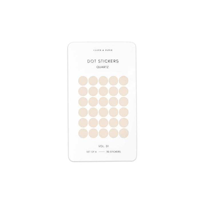 Mini Shape Sticker Set | Transparent