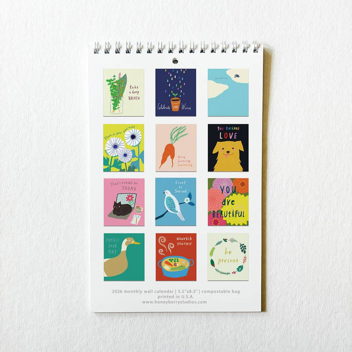 2026 Bloom in Your Own Time Wall Calendar