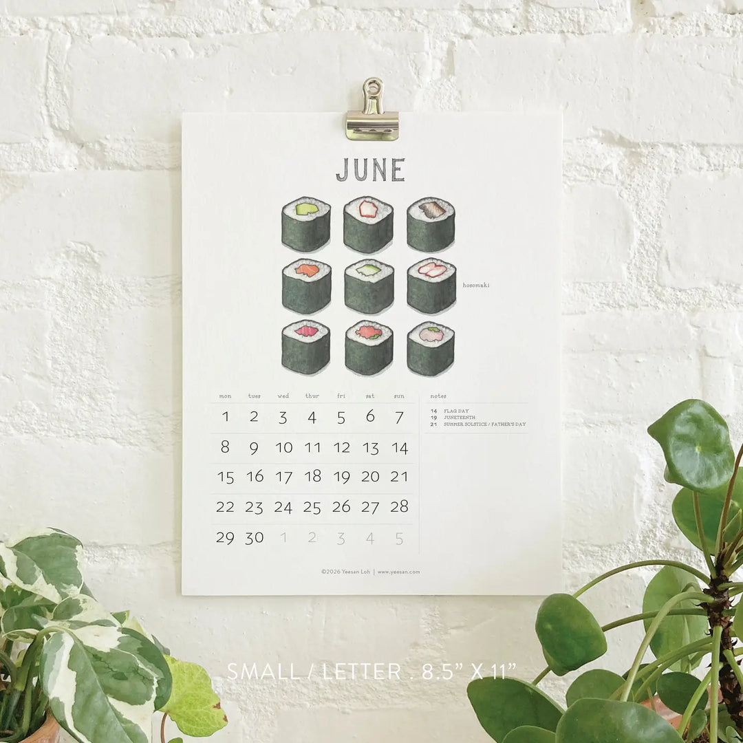 2026 Watecolor Calendars