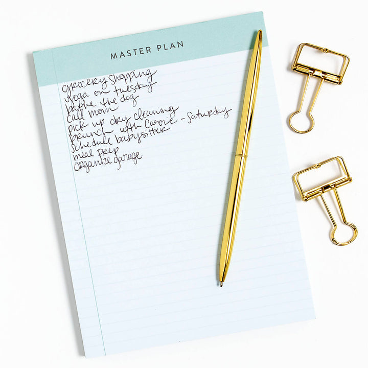 Master Plan Notepad