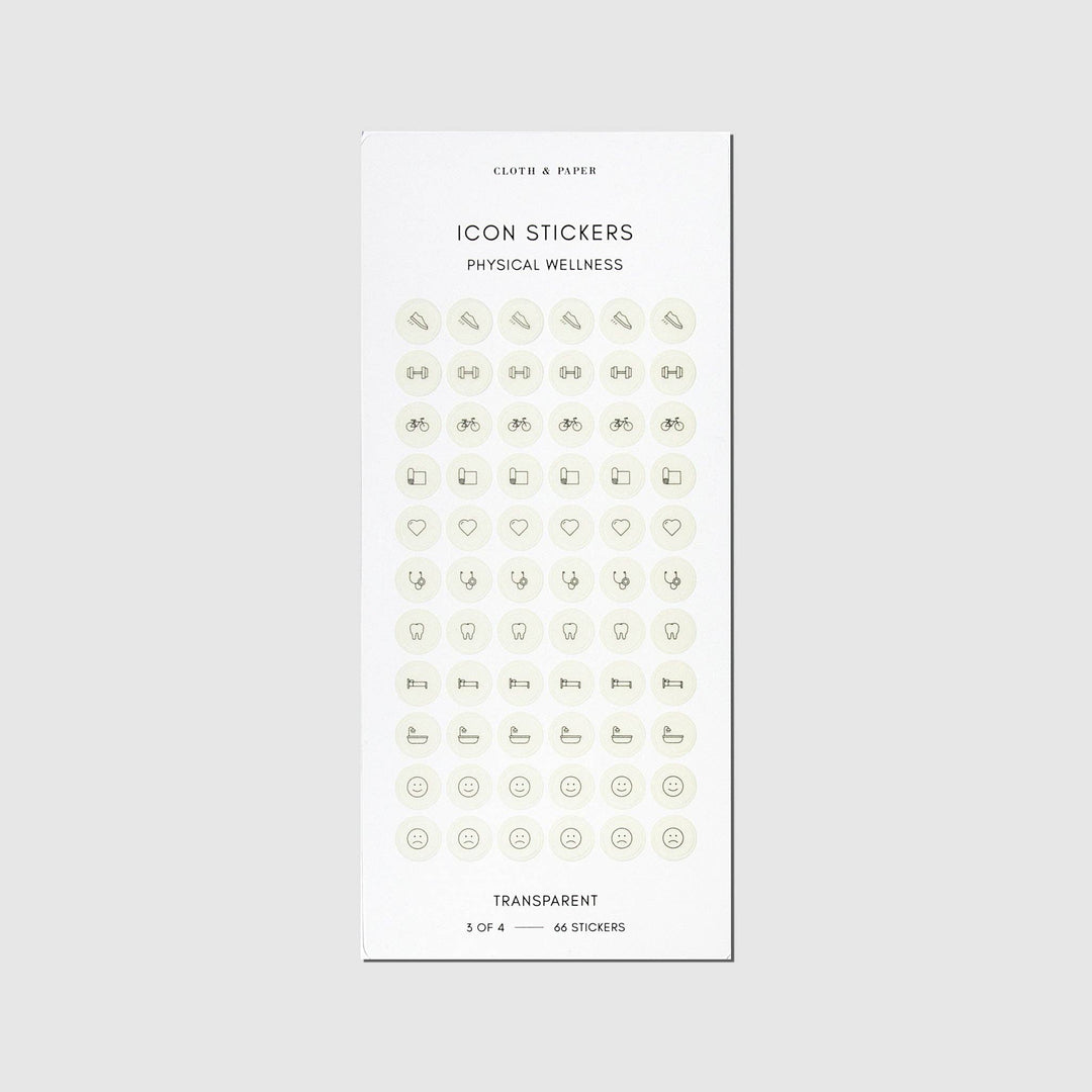 Healthy Planning Sticker Set