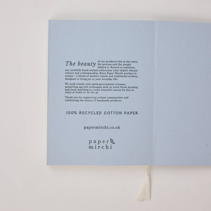 Block Printed Notebook