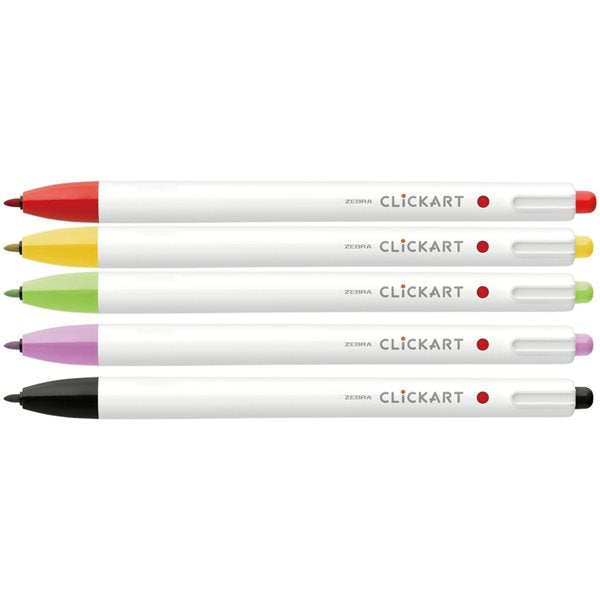 ClickArt Retractable Marker Pen Set