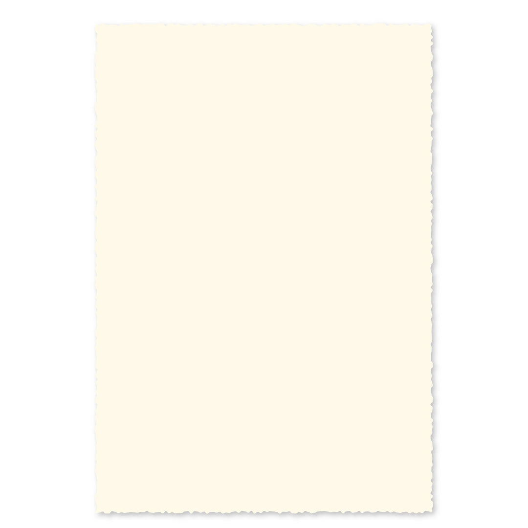 Classic Laid Deckle Edge Writing Sheets A5