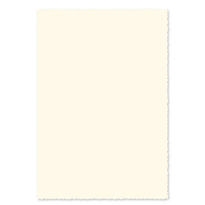 Classic Laid Deckle Edge Writing Sheets A5