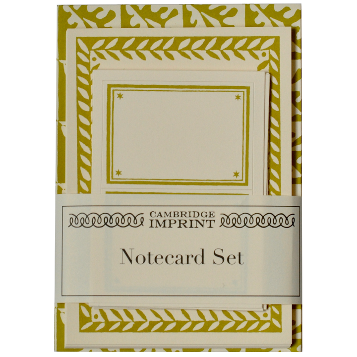 Set of Notecards and Envelopes with Labels