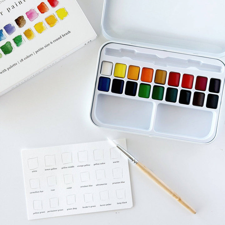 Watercolor Tin (18 Color Set)