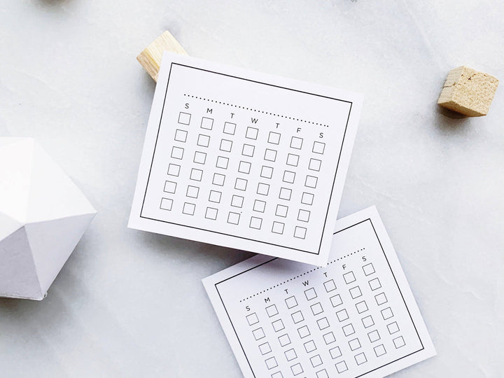 Rectangle Month Habit Tracker