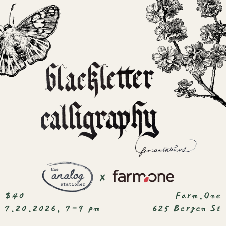 Blackletter Calligraphy for Amateurs