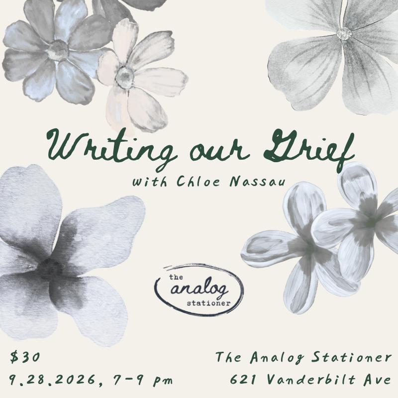 9/28 Writing our Grief