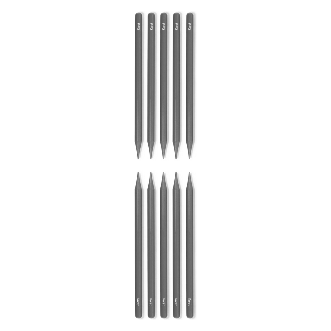 Woodless Graphite Pencils - Set of 10