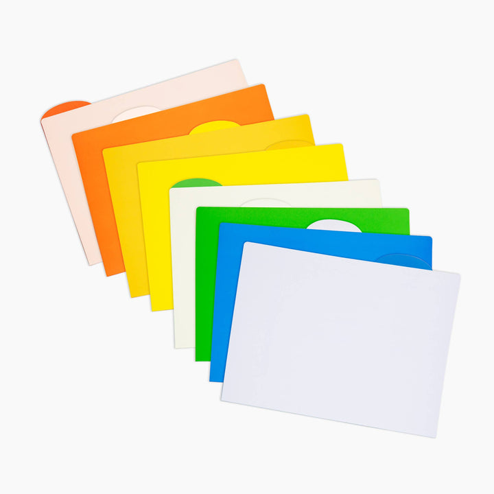 Colorblock File Folder Set