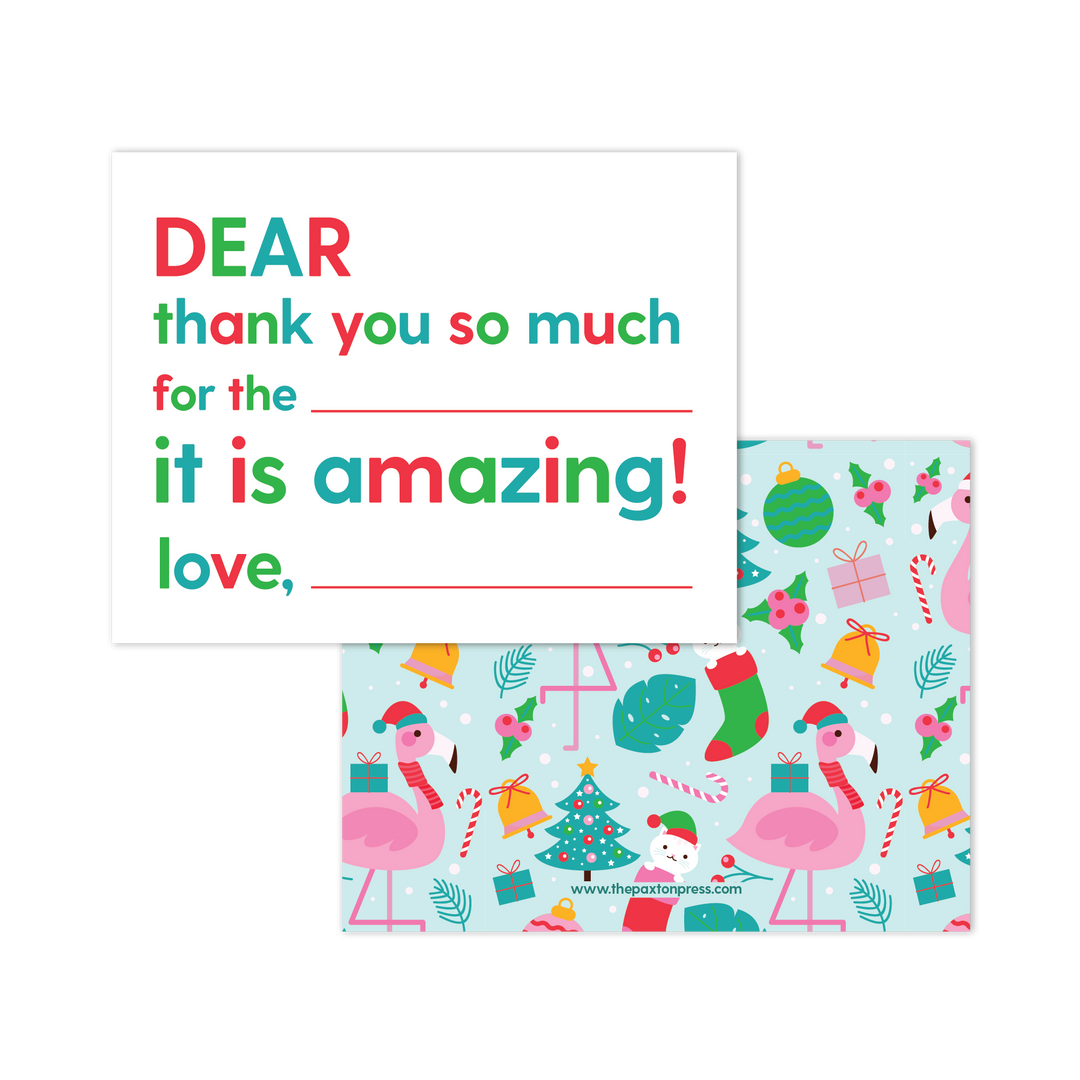 Kids Fill-in-the-blank Thank You Cards